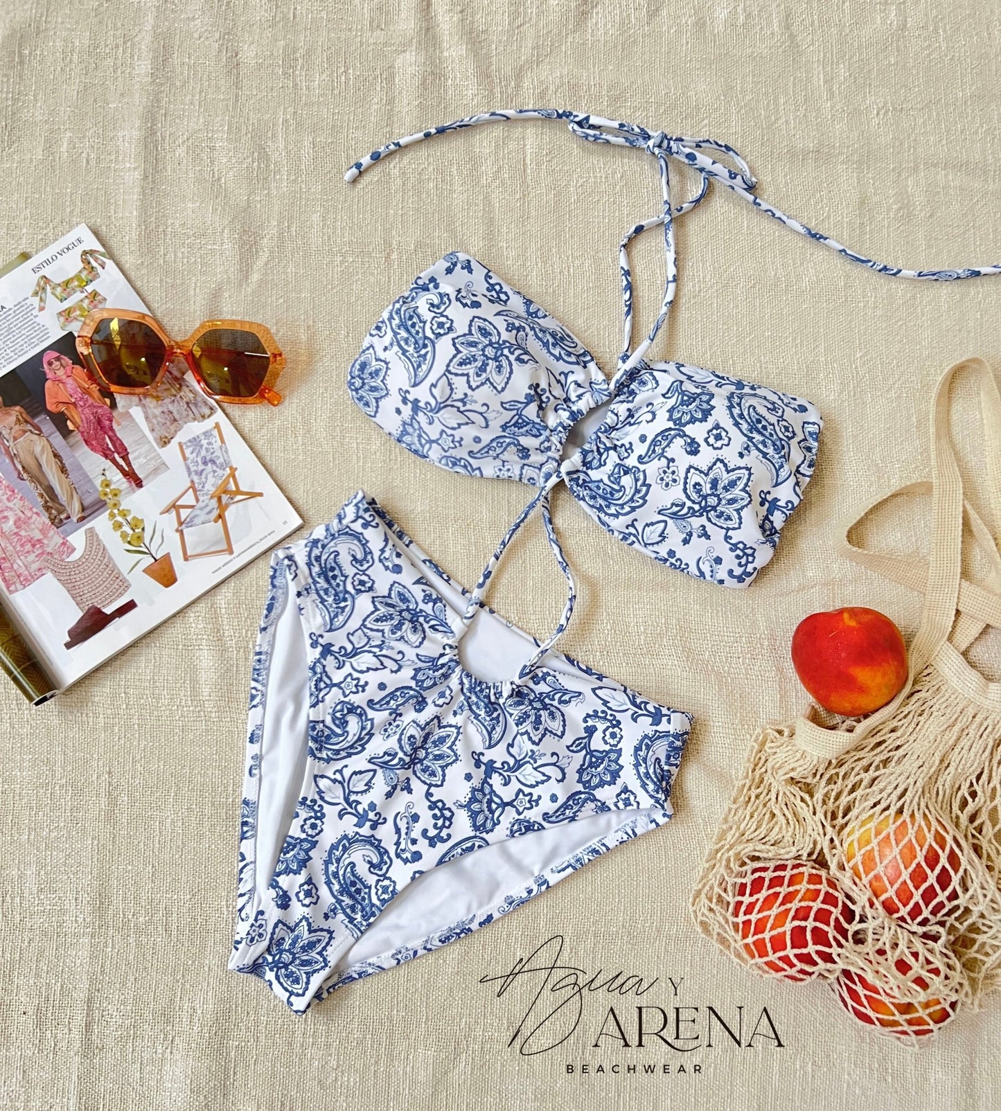 Casablanca Pasley Sky - Agua y Arena Beachwear
