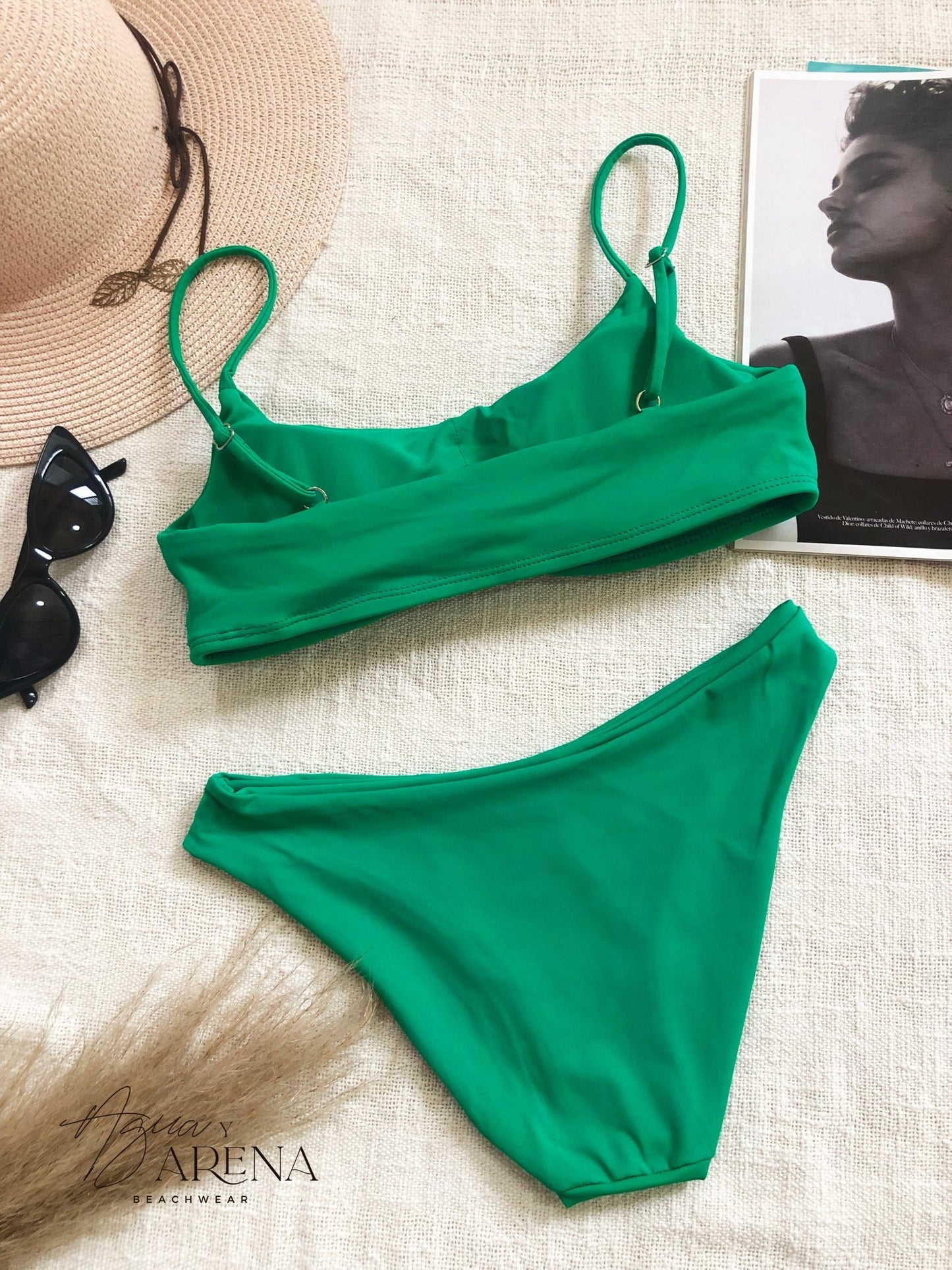 Mazunte Bikini Lush Green - Agua y Arena Beachwear