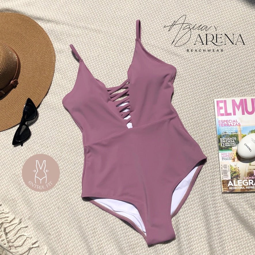 Tankah Fit Malva - Agua y Arena Beachwear