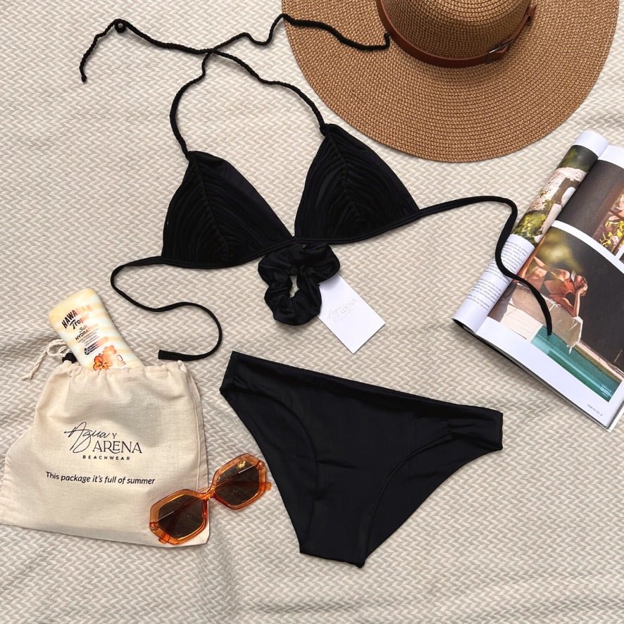 Xpu - Ha Bikini Negro - Agua y Arena Beachwear