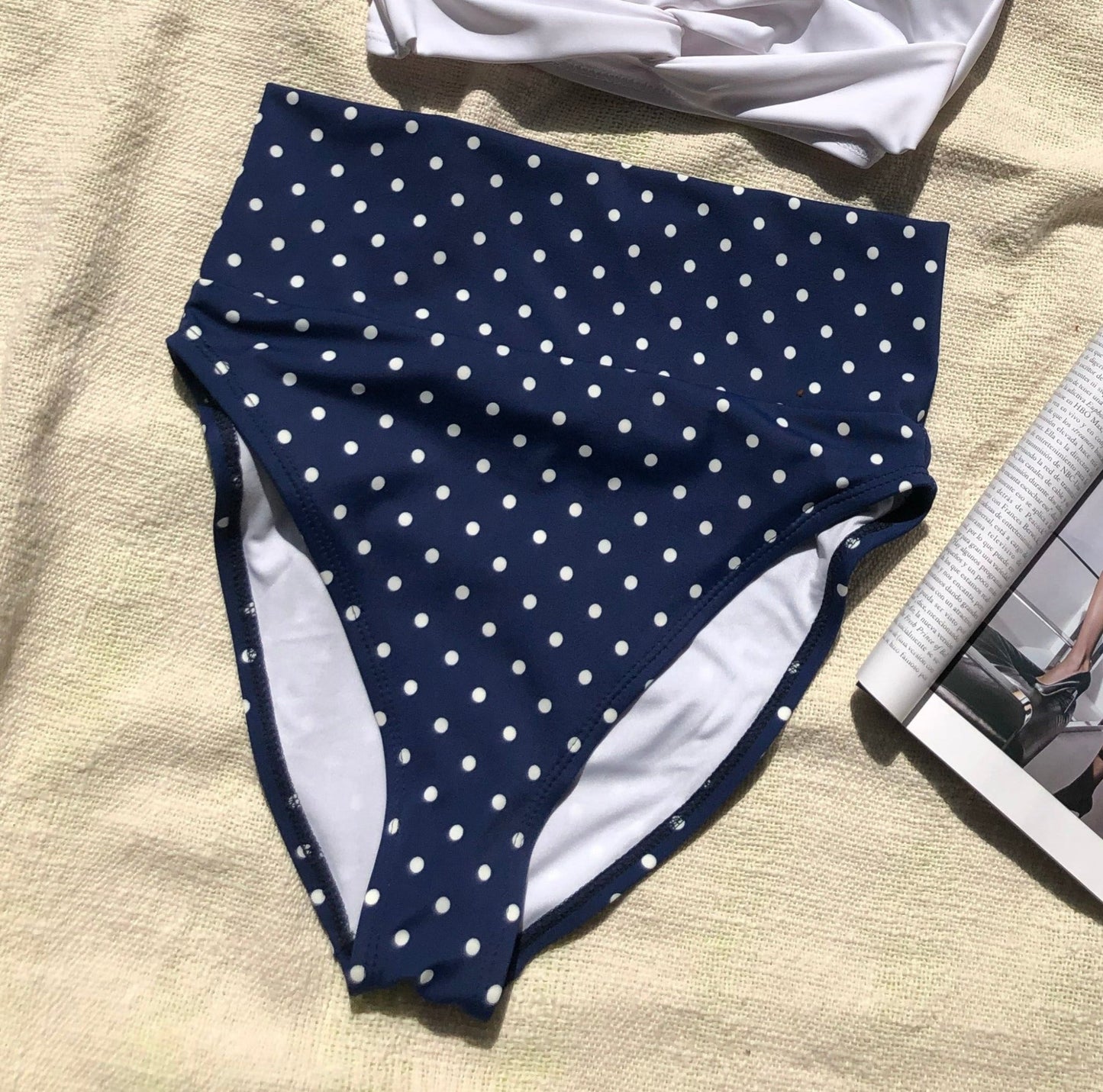 Bottom Ankara Polka Dots - Agua y Arena Beachwear