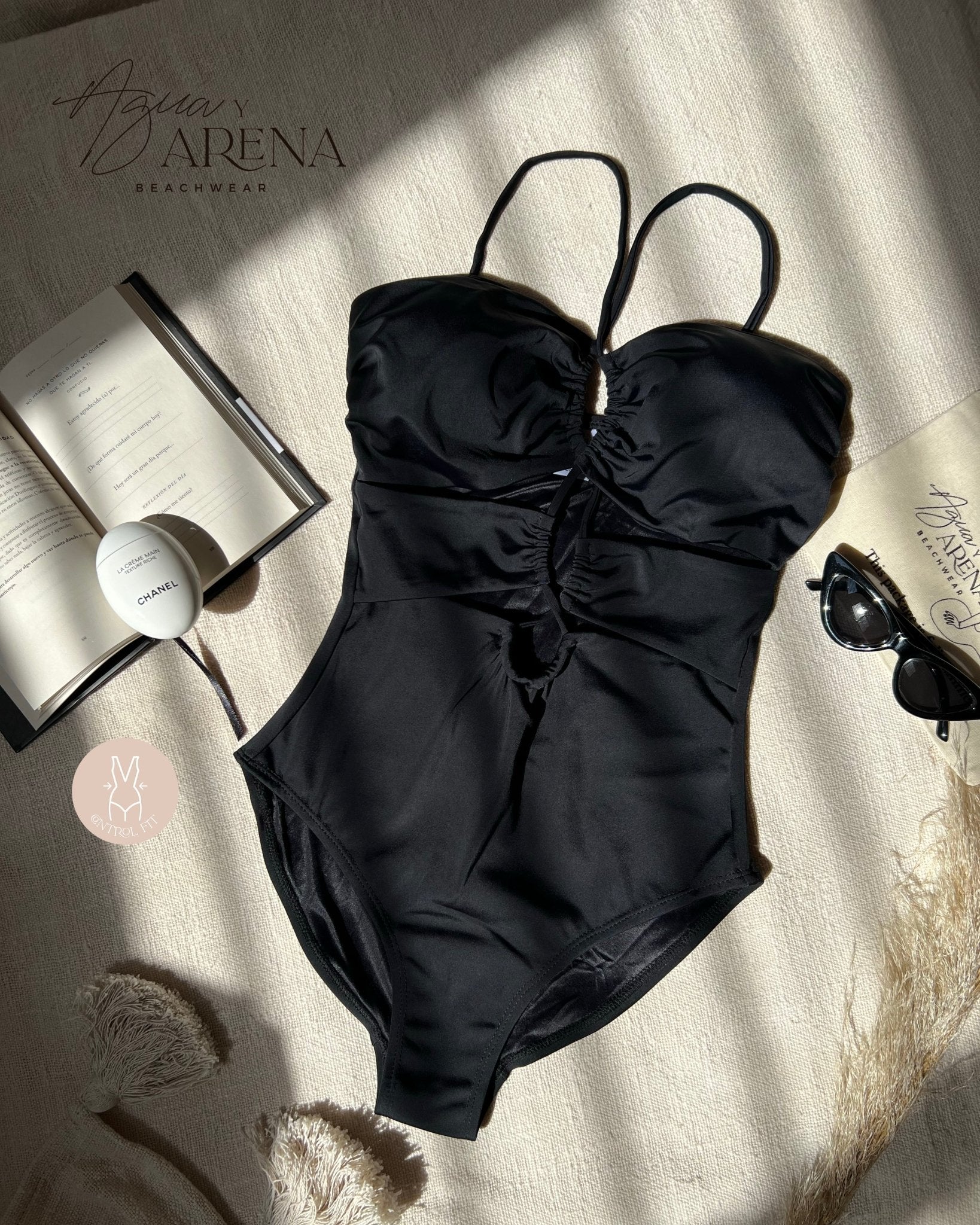 Capadocia Fit Negro - Agua y Arena Beachwear