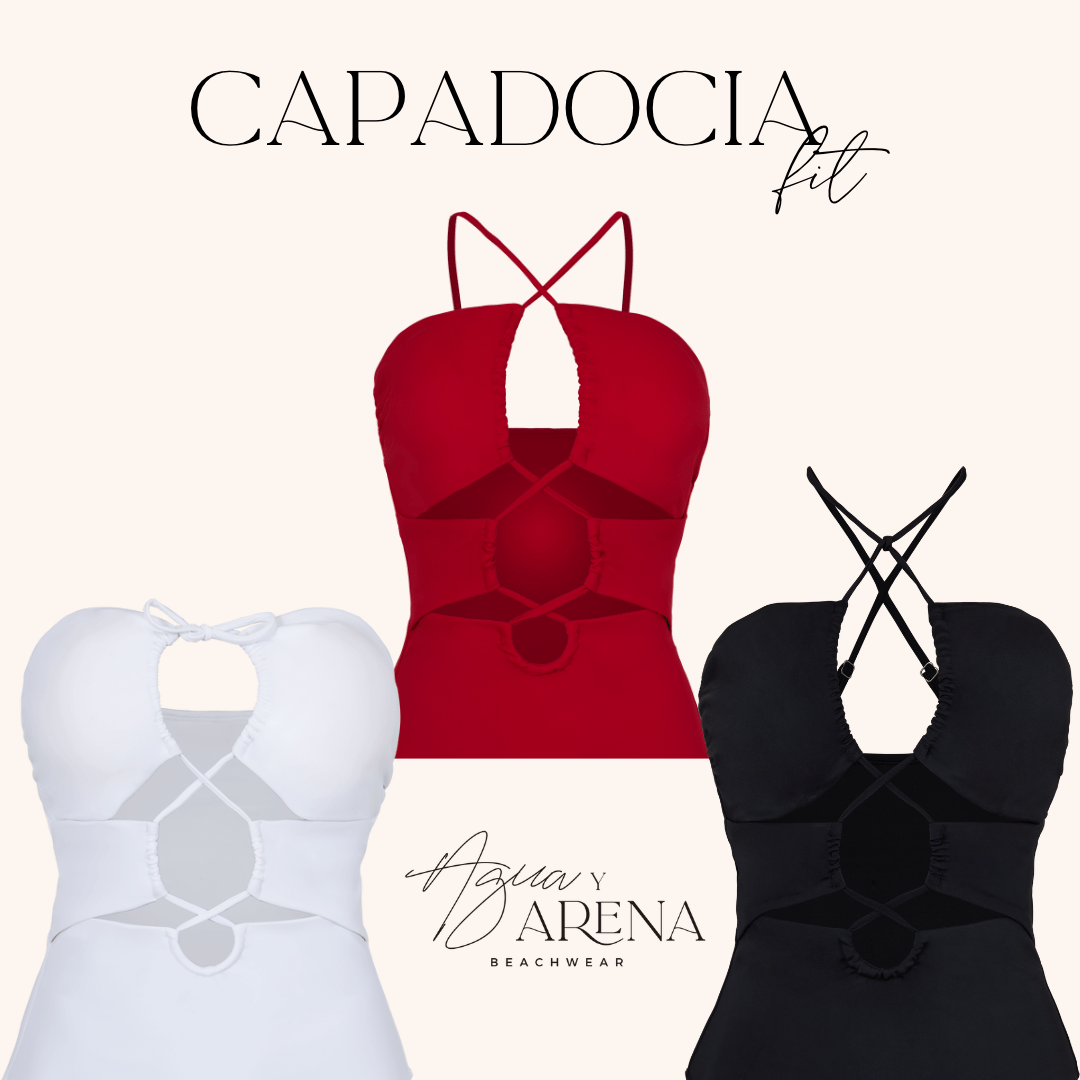 Capadocia Fit Negro - Agua y Arena Beachwear