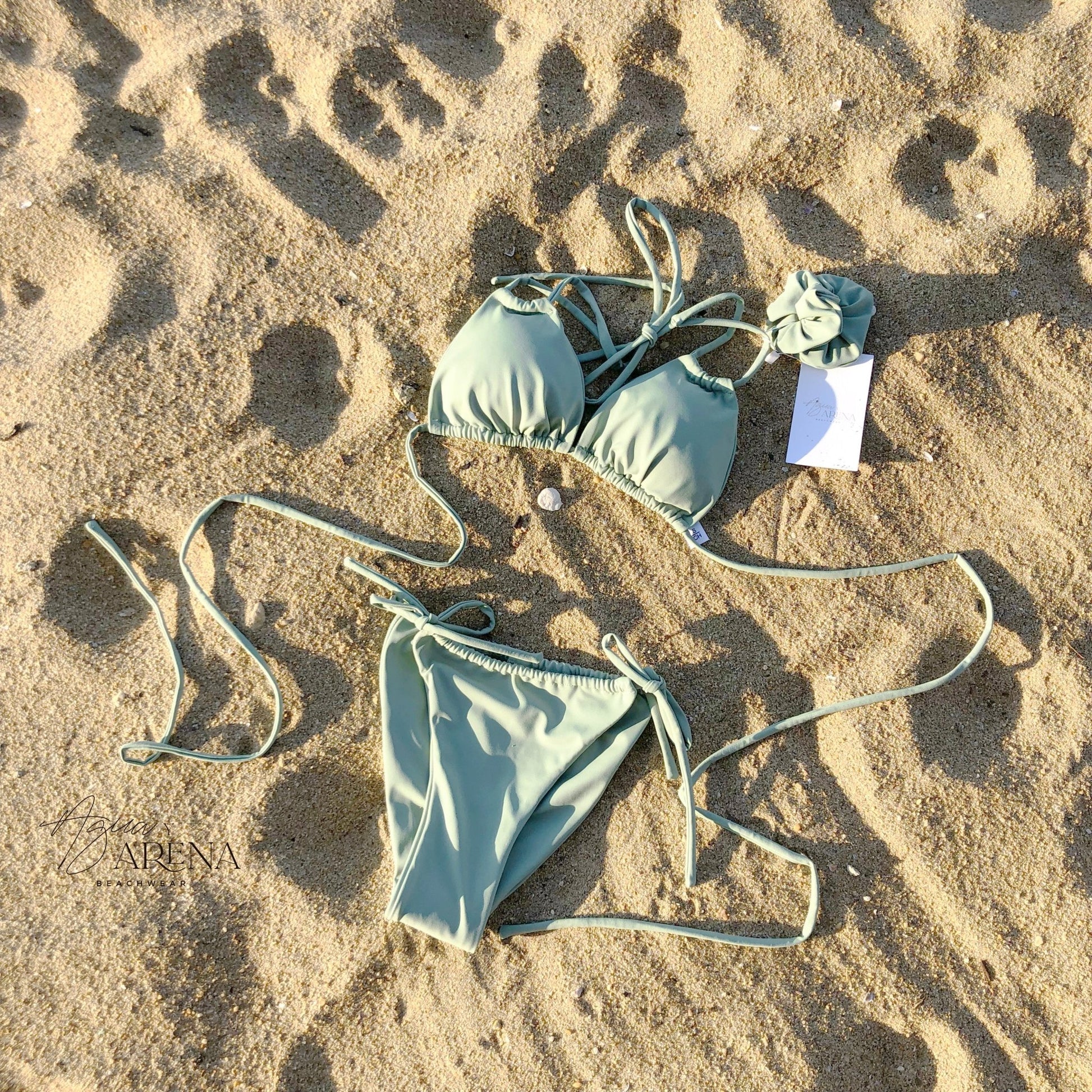 Malaga Bikini Desert Green - Agua y Arena Beachwear