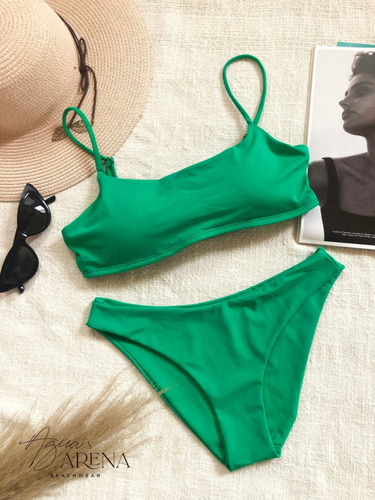 Mazunte Bikini Lush Green - Agua y Arena Beachwear