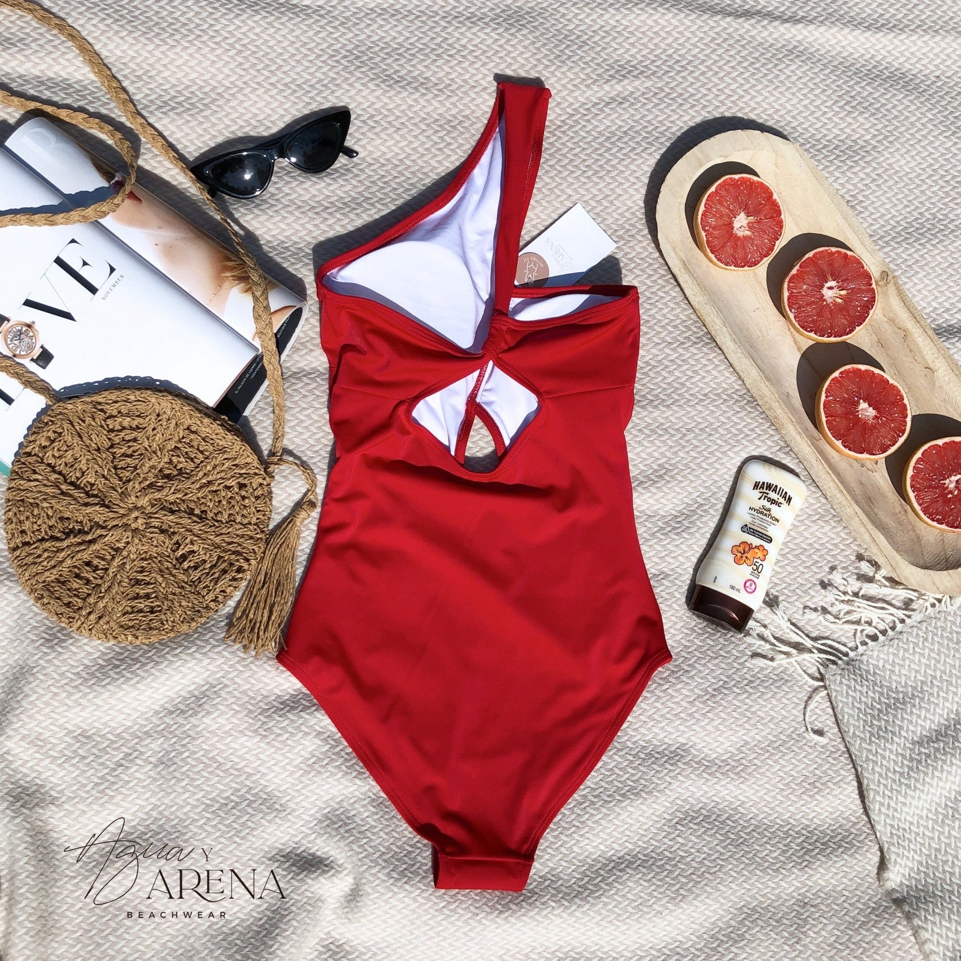 Portofino Fit Rojo - Agua y Arena Beachwear