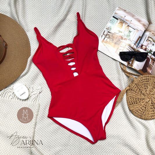 Tankah Fit Rojo - Agua y Arena Beachwear