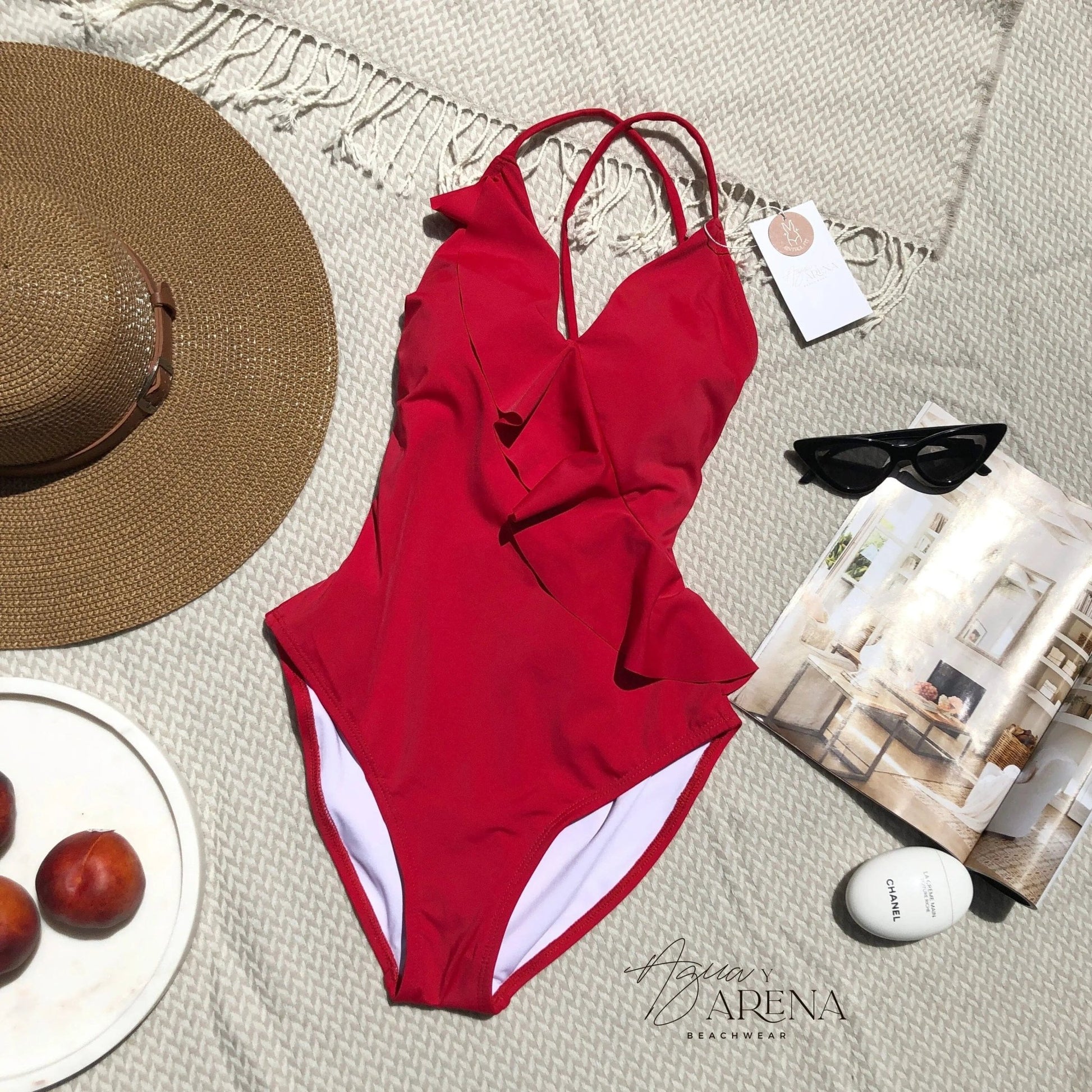 Varadero Fit Rojo - Agua y Arena Beachwear